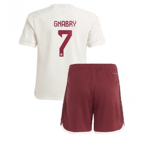 Maillot de foot Bayern Munich Serge Gnabry #7 Troisième enfant 2023-24 Manches Courte (+ pantalon court)